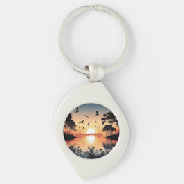 Sunset Serenity Sleutelhanger
