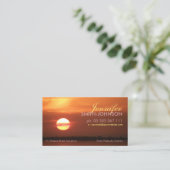 Sunset Shine Visitekaartje (Staand voorkant)