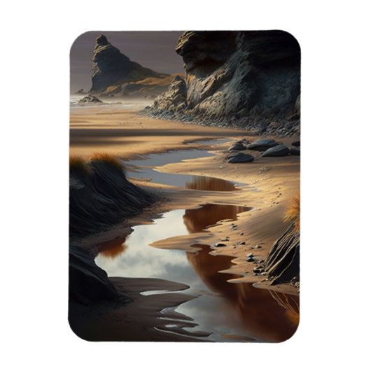 Sunset Shore Magneet (Verticaal)