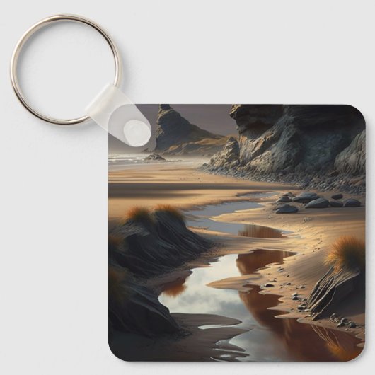 Sunset Shore Sleutelhanger (Voorkant)