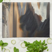 Sunset Shore Theedoek (Gevouwen)