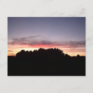 Sunset Silhouette Briefkaart
