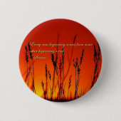 Sunset Silhouette-Inspirerend Ronde Button 5,7 Cm (Voorkant)