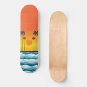 Sunset Skateboard (Voorkant)