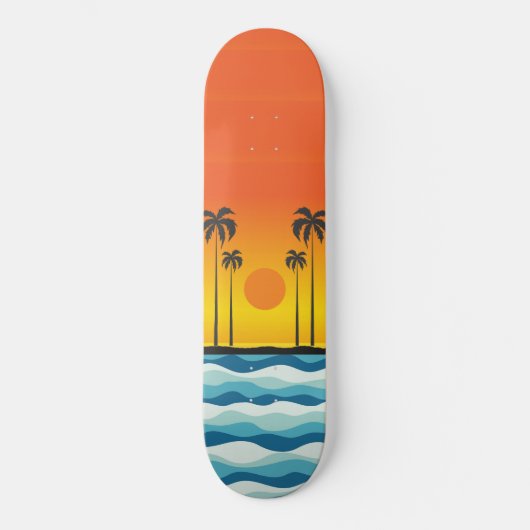 Sunset Skateboard (Voorkant)