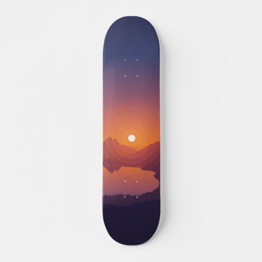 Sunset Skateboard (Voorkant)