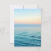Sunset Skies Beach Ocean Wedding RSVP (Dos)