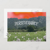 Sunset Sky and Mountains Perseverance Carte Postal (Devant / Derrière)