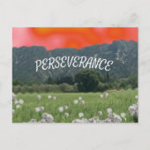 Sunset Sky and Mountains Perseverance Carte Postal (Devant)