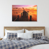 Sunset Sky Canvas Afdruk (Insitu (Slaapkamer))