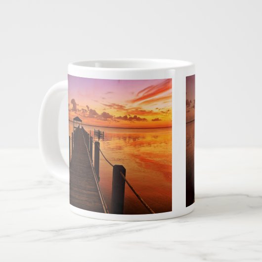 Sunset Sky Jumbo Beker (Voorkant links)