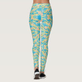 Sunset Sky Paint Splatter Leggings (Achterkant)