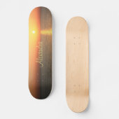 Sunset Sky Skateboard (Voorkant)