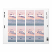 Sunset Sky Wine Label (Full Sheet)