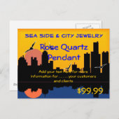 Sunset Skyline Display Briefkaart (Voorkant / Achterkant)