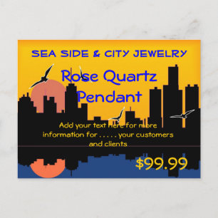 Sunset Skyline Display Briefkaart