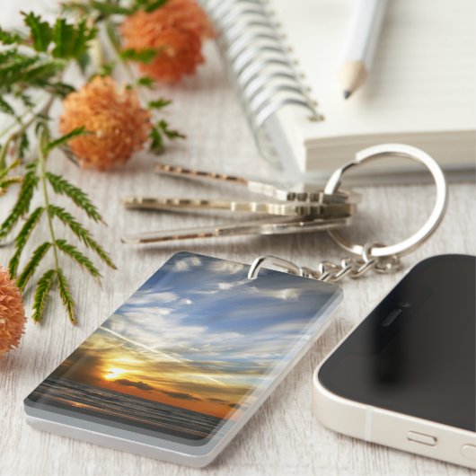 Sunset Sleutelhanger Two Sided (Voorkant Rechts)