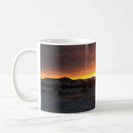 Sunset Snow Mug Koffiemok (Links)