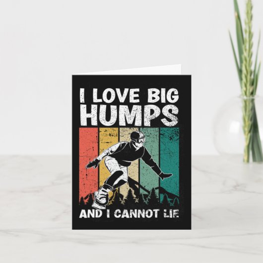 Sunset Snowboarder Kaart (Voorkant)