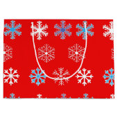 Sunset Snowflake Large Gift Bag Groot Cadeauzakje (Voorkant)