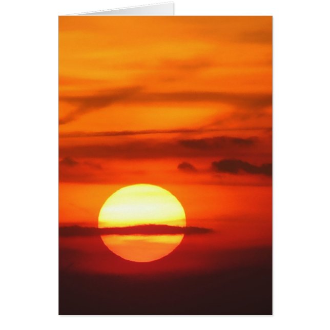 Sunset Soak Kaart (Voorkant)