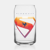 Sunset Solar Superman Shield Blikvorm Glas (Voorkant)