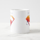 Sunset Solar Superman Shield Extra Grote Beker (Voorkant)