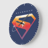 Sunset Solar Superman Shield Grote Klok (Hoek)