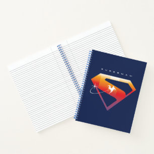 Sunset Solar Superman Shield Notitieboek