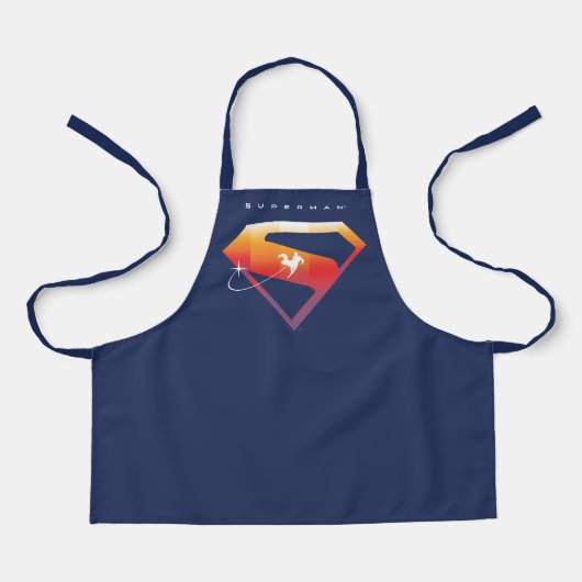Sunset Solar Superman Shield Schort (Voorkant)