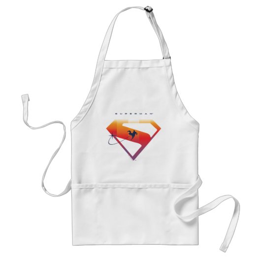 Sunset Solar Superman Shield Standaard Schort (Voorkant)