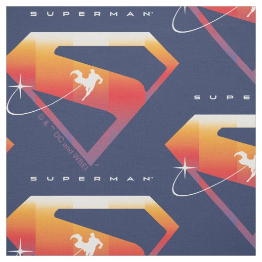 Sunset Solar Superman Shield Stof (Swatch)