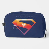 Sunset Solar Superman Shield Toilettasje (Voorkant)