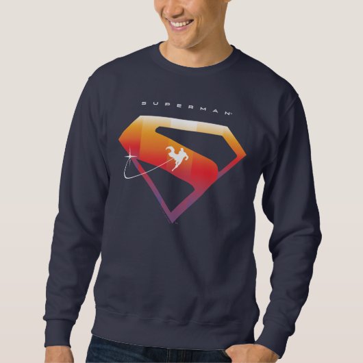 Sunset Solar Superman Shield Trui (Voorkant)