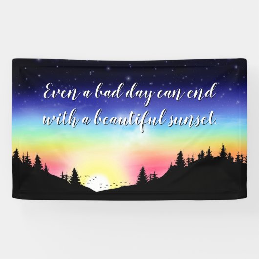 Sunset Spandoek (Horizontaal)