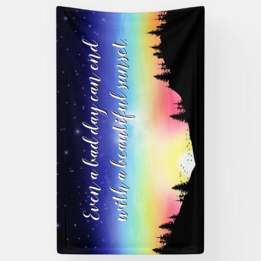 Sunset Spandoek (Verticaal)