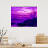 Sunset Splash Poster (Keuken)