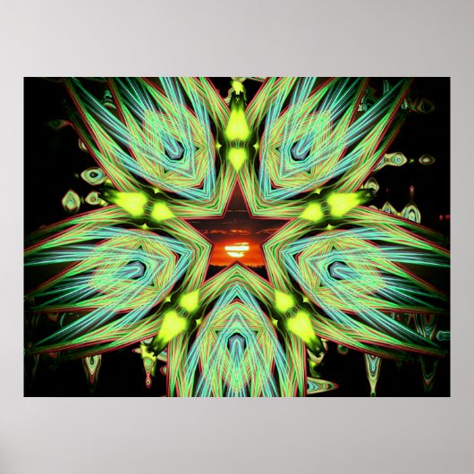 Sunset Star-Poster Poster (Voorkant)