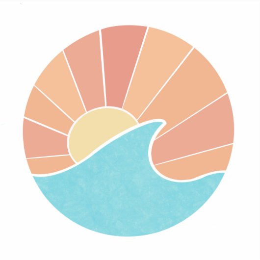 Sunset Sticker (Voorkant)