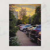 Sunset Stillness Aankondiging Kaart -  (Voorkant)