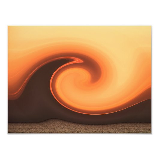 SUNSET STORM FOTO AFDRUK (Voorkant)