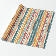 Sunset Stripe Serenade inpakpapier