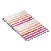 Sunset Stripe Spiral notebook Notitieboek (Rechterzijde)