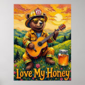 Sunset Strums: Beer Valley Serenade Poster (Voorkant)