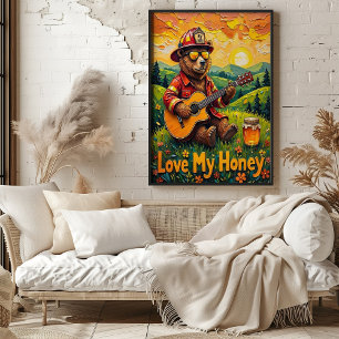 Sunset Strums: Beer Valley Serenade Poster