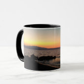 Sunset Summer Black 325 ml Ringer Combo Mok (Voorkant links)