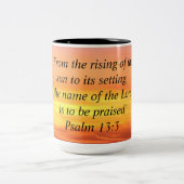Sunset Sunrise Bible Verse Mug (Centre)