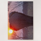 Sunset sunset legpuzzel (Verticaal)