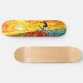 Sunset Surf: De Wave Rider Board Skateboard (Horizontaal)
