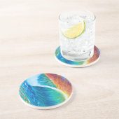 Sunset Surf Wave Medium (50" x 60") Tapestry Zandsteen Onderzetter (Zijkant)